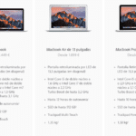 Los Distintos Modelos de MacBook Air Disponibles.